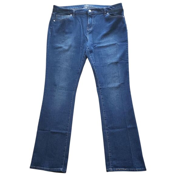 Soho New‎ York Company Womens Blue Bootcut Jeans Plus Size 18 - Picture 10 of 10